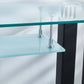 JD2 Modern Console Table with Tempered Glass