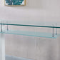 JD2 Modern Console Table with Tempered Glass