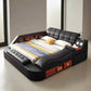 9012 Eastern King/Queen Leather Bed with Storage