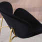 RC01 Set of 2 Velvet Barrel Chairs with Gold Metal Legs