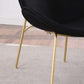 RC01 Set of 2 Velvet Barrel Chairs with Gold Metal Legs
