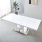 RDT219 Printed Marble Extendable  Dining Table