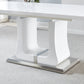 RDT219 Printed Marble Extendable  Dining Table